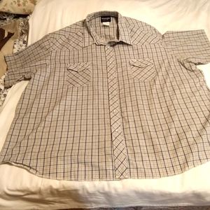 Men's Shirt Wrangler Pearl Snap Buttons Size 4x